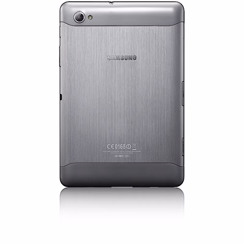 Galaxy Tab 7.7 với thiết kế mặt trước giống như các máy Galaxy Tab 8"9 hay 10"1 nhưng mặt sau thiết kế theo kiểu đứng và nhìn mạnh mẽ hơn.