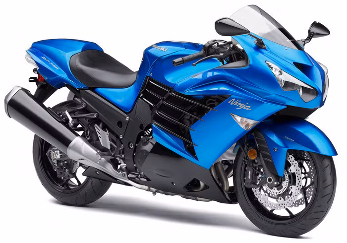 2012 Kawasaki Ninja ZZR1400 có giá bán lẻ đề xuất khoảng 14.699USD đến 14.899USD với ba tùy chọn màu là xanh lá đặc trưng của dòng Ninja, đen và xanh lam.