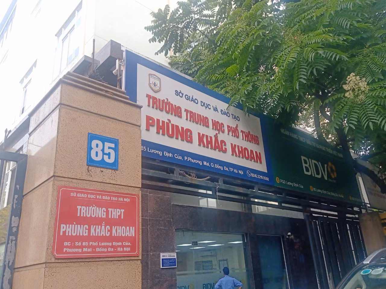 Trường Trung học phổ thông Phùng Khắc Khoan (Ảnh: Mạnh Đoàn)