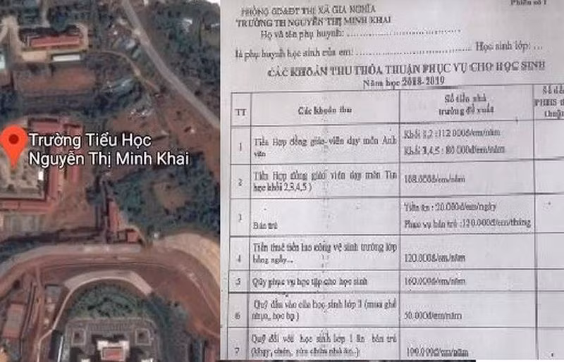 Nhiều nơi phụ huynh phải đóng tiền để trả lương cho giáo viên (ảnh Trinh Phúc).
