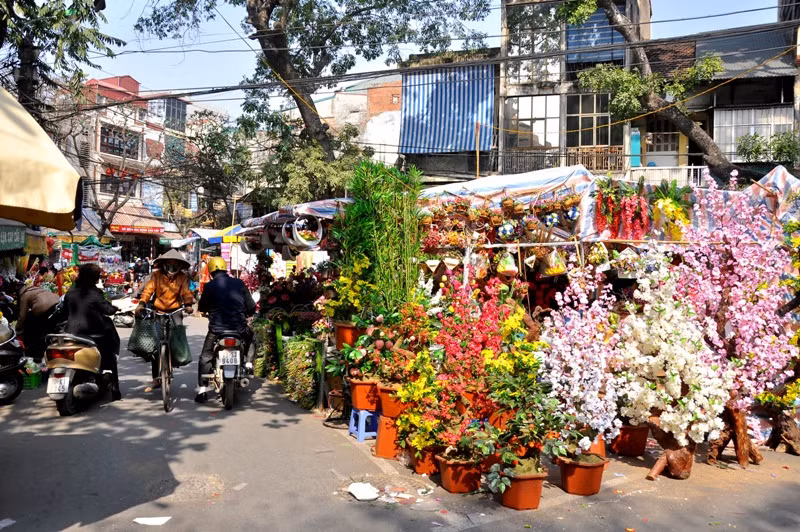 Hơn 100 năm kể từ phiên họp đầu tiên, vào những ngày giáp Tết phố Hàng Lược lại rộn ràng không khí đón Xuân mới.