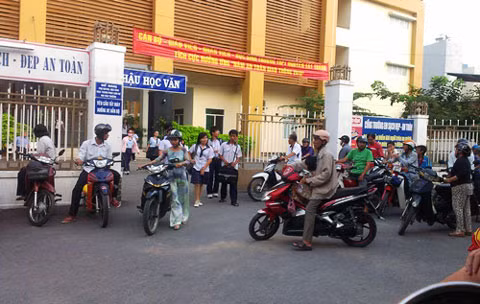 Trường THPT Nguyễn Tất Thành, nơi xảy ra sự việc Trường THPT Nguyễn Tất Thành, nơi xảy ra sự việc