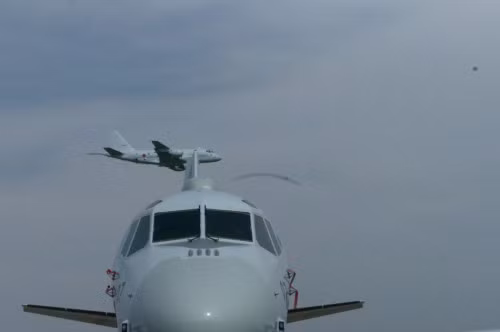 Nhật Bản đã sản xuất ít nhất 7 máy bay tuần tra săn ngầm tiên tiến P-1 (nguồn mạng sina Trung Quốc)