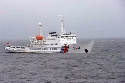 Tàu hải cảnh Trung Quốc đến vùng biển đảo Senkaku (ảnh tư liệu minh họa)