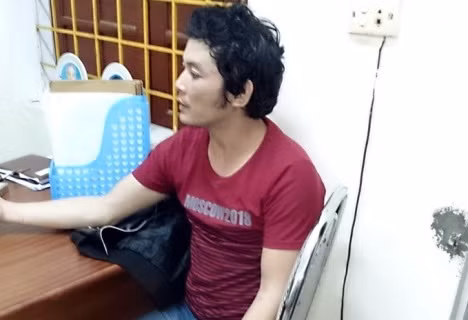 Đối tượng Phan Công Cường tại cơ quan điều tra (ảnh TTO) Đối tượng Phan Công Cường tại cơ quan điều tra (ảnh TTO)