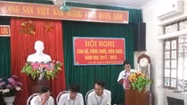 Hội nghị công chức viên chức nhà trường (Ảnh chỉ mang tính chất minh họa: thptdongloc-hatinh.edu.vn).