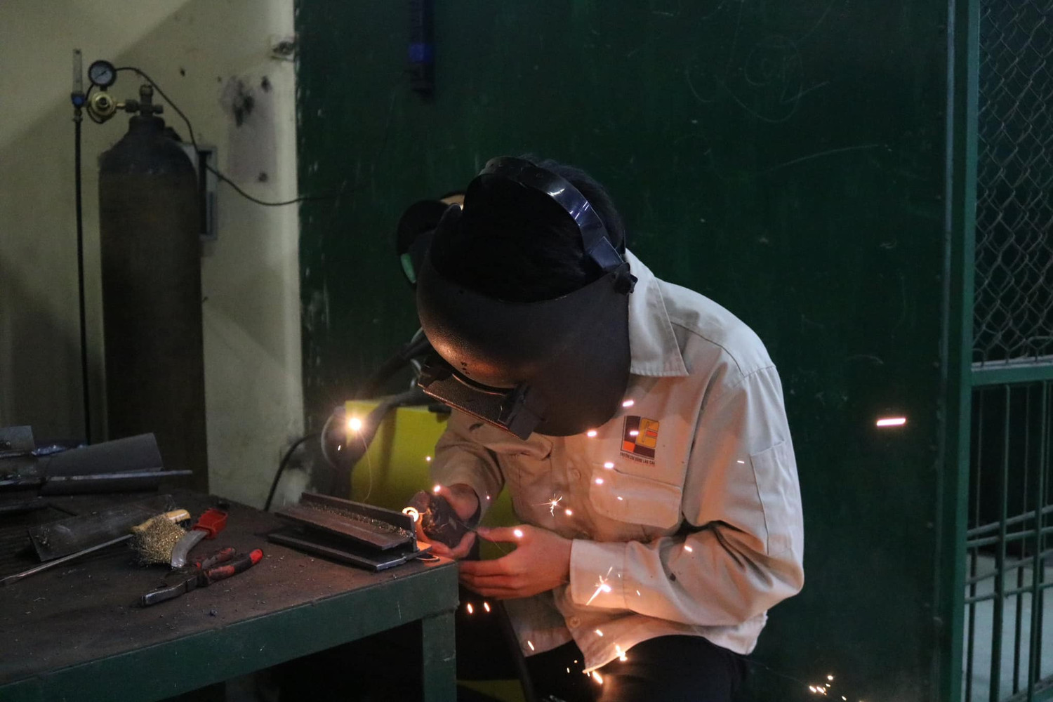 Người học ngành Hàn - một trong những ngành nghề được hỗ trợ tại Trường Cao đẳng Lào Cai. Ảnh: Fanpage nhà trường.