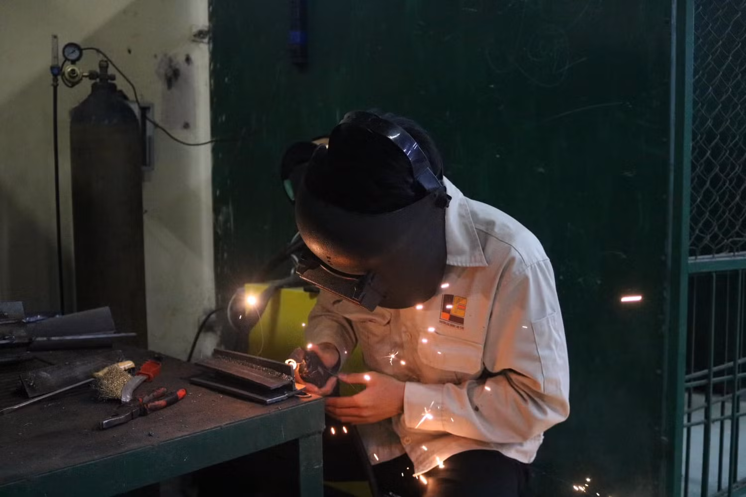 Người học ngành Hàn - một trong những ngành nghề được hỗ trợ tại Trường Cao đẳng Lào Cai. Ảnh: Fanpage nhà trường.