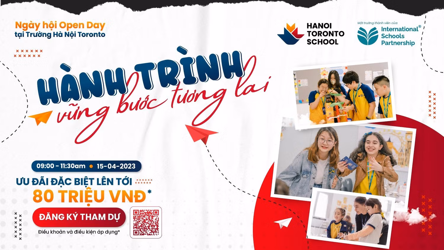 Ngày hội thông tin “Hành trình vững bước tương lai” là cơ hội cho những phụ huynh đang có nhu cầu tìm hiểu môi trường học tập mới cho con trong năm học 2023-2024. Ảnh: NTCC.