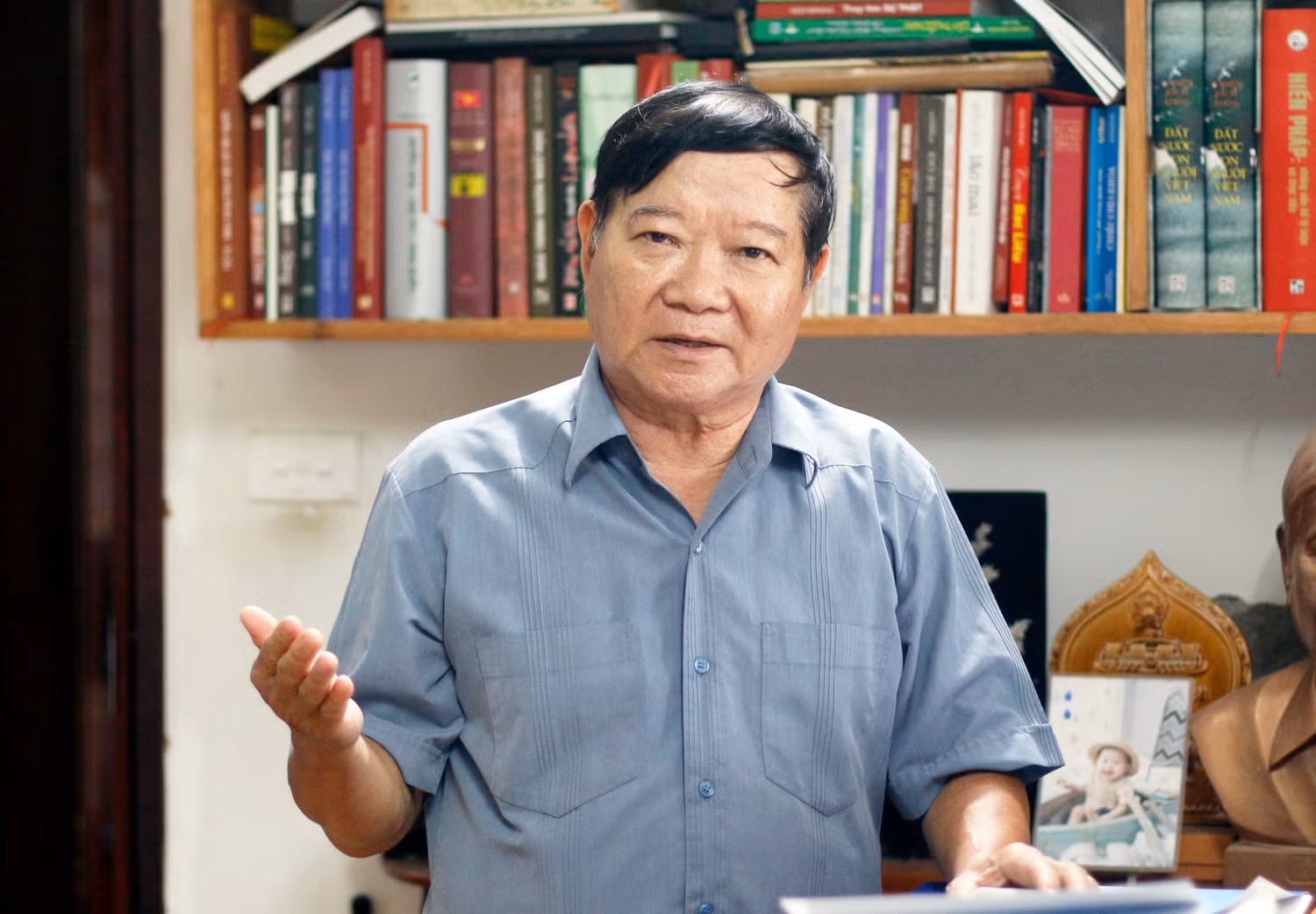 Ông Lê Như Tiến - nguyên Phó Chủ nhiệm Ủy ban Văn hóa, Giáo dục, Thanh niên, Thiếu niên và Nhi đồng (nay là Ủy ban Văn hóa, Giáo dục) của Quốc hội. Ảnh: Thành An.