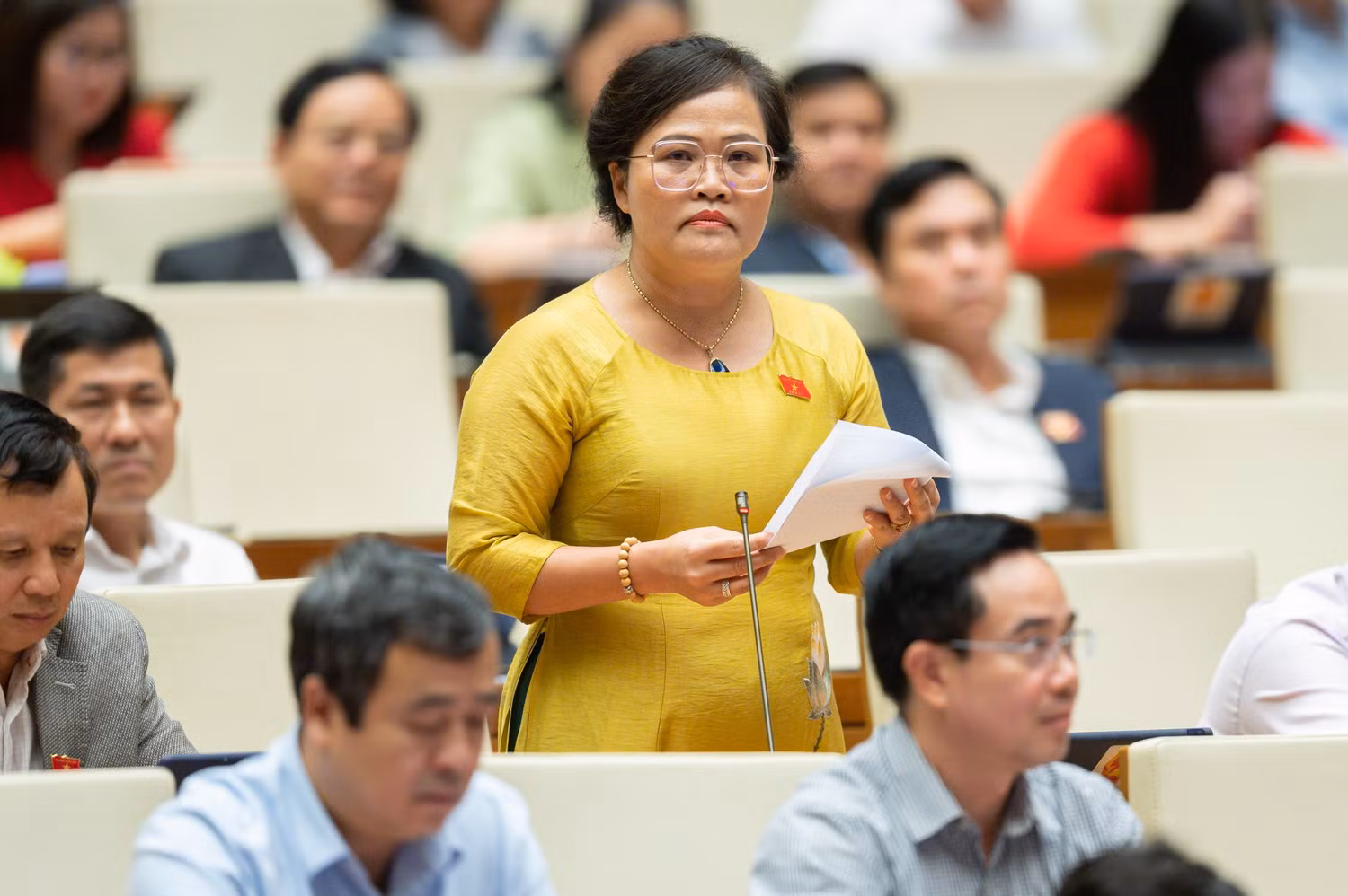 Đại biểu Quốc hội Nguyễn Thị Sửu - Phó Trưởng đoàn chuyên trách Đoàn đại biểu Quốc hội tỉnh Thừa Thiên - Huế. Ảnh: quochoi.vn. Đại biểu Quốc hội Nguyễn Thị Sửu - Phó Trưởng đoàn chuyên trách Đoàn đại biểu Quốc hội tỉnh Thừa Thiên - Huế. Ảnh: quochoi.vn.