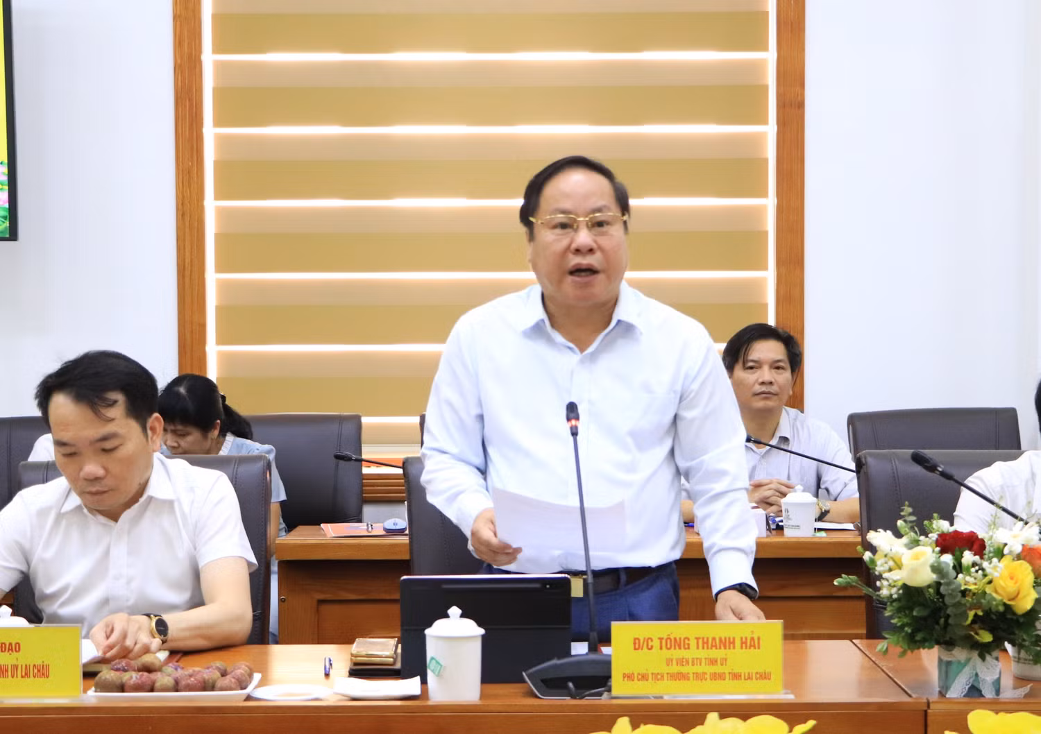 Ông Tống Thanh Hải - Phó Chủ tịch Thường trực Ủy ban nhân dân tỉnh Lai Châu. Ảnh: NVCC. Ông Tống Thanh Hải - Phó Chủ tịch Thường trực Ủy ban nhân dân tỉnh Lai Châu. Ảnh: NVCC.