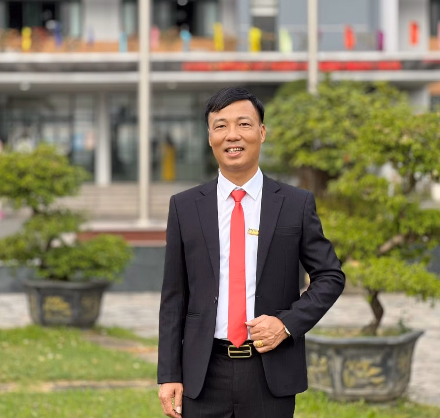 Thạc sĩ Nguyễn Ngọc Cường - Giám đốc Trung tâm Tuyển sinh và Giới thiệu việc làm (Trường Cao đẳng Cơ khí Nông nghiệp - Vĩnh Phúc). Ảnh: NVCC.
