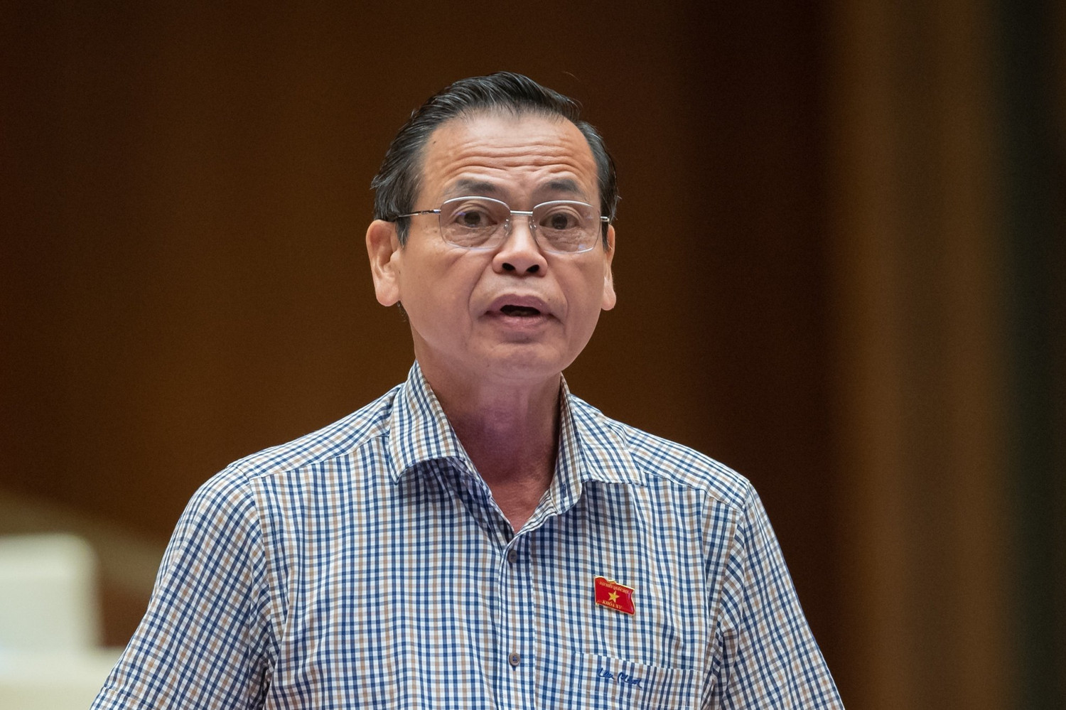 Đại biểu Trần Hữu Hậu (đoàn Tây Ninh). Ảnh: quochoi.vn.