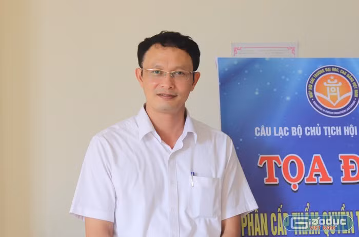 Phó Giáo sư, Tiến sĩ Ngô Như Khoa - Chủ tịch Hội đồng trường, Trường Đại học Kỹ thuật Công nghiệp (Đại học Thái Nguyên). Ảnh: Mộc Trà. Phó Giáo sư, Tiến sĩ Ngô Như Khoa - Chủ tịch Hội đồng trường, Trường Đại học Kỹ thuật Công nghiệp (Đại học Thái Nguyên). Ảnh: Mộc Trà.