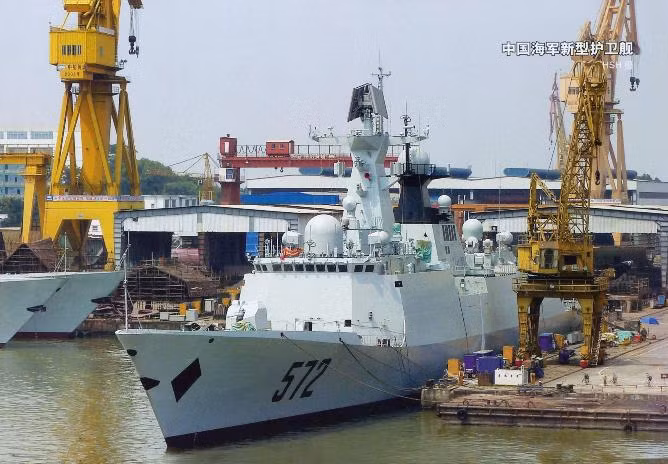 Tàu hộ vệ Hoành Thủy Type 054A Hạm đội Nam Hải