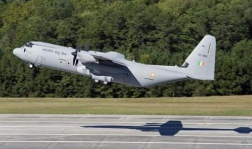 Máy bay vận tải C-130J Super Hercules của Không quân Ấn Độ