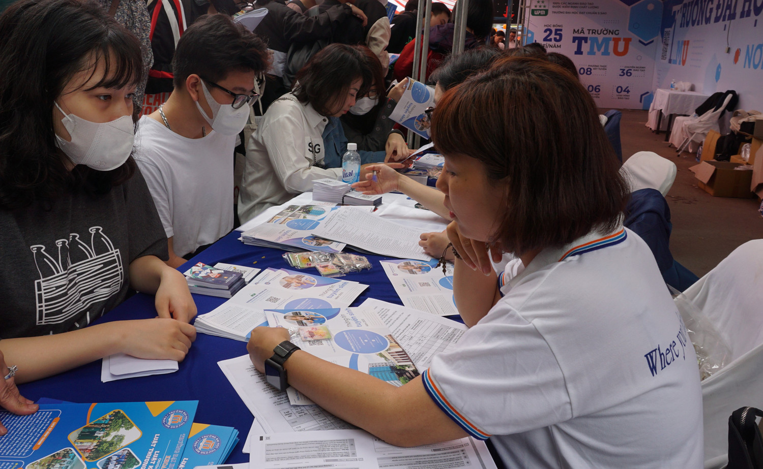 Năm 2023, Trường Đại học Thương Mại tăng thêm 500 chỉ tiêu và bổ sung thêm 6 chương trình đào tạo mới. Ảnh: Nguyên Phương