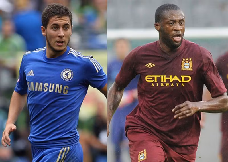 Eden Hazard – Yaya Toure: Nếu Hazard ra sân, anh sẽ được nếm mùi phong cách Premier League khi trước mắt anh sẽ là Yaya Toure, một trong những tiền vệ phòng ngự xuất sắc nhất giải Ngoại hạng (và cũng xuất sắc nhất thế giới). Toure dựa vào sức mạnh thể chất trong khi Hazard có tốc độ và kỹ thuật. Chiến thuật cũng sẽ đóng vai trò quan trọng: nếu Yaya Toure chơi tấn công nhiều hơn, Hazard sẽ có thêm đất biểu diễn. Nhưng với thể lực gần như không giới hạn của Toure, Hazard chắc gì sẽ thành công? Eden Hazard – Yaya Toure: Nếu Hazard ra sân, anh sẽ được nếm mùi phong cách Premier League khi trước mắt anh sẽ là Yaya Toure, một trong những tiền vệ phòng ngự xuất sắc nhất giải Ngoại hạng (và cũng xuất sắc nhất thế giới). Toure dựa vào sức mạnh thể chất trong khi Hazard có tốc độ và kỹ thuật. Chiến thuật cũng sẽ đóng vai trò quan trọng: nếu Yaya Toure chơi tấn công nhiều hơn, Hazard sẽ có thêm đất biểu diễn. Nhưng với thể lực gần như không giới hạn của Toure, Hazard chắc gì sẽ thành công?