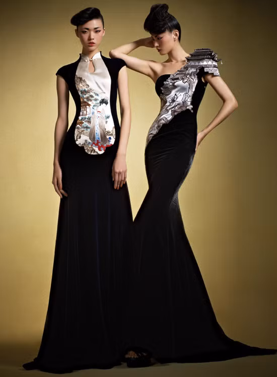 Những thiết kế xa hoa hiện đại trên nền hoa văn truyền thống