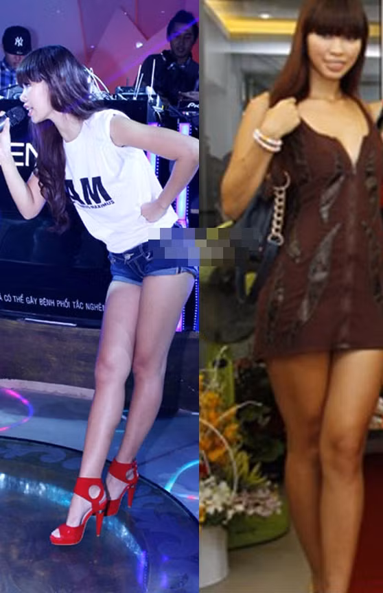 Hà Anh là mỹ nhân nghiện ...khoe chân dù chân không thon Hà Anh là mỹ nhân nghiện ...khoe chân dù chân không thon