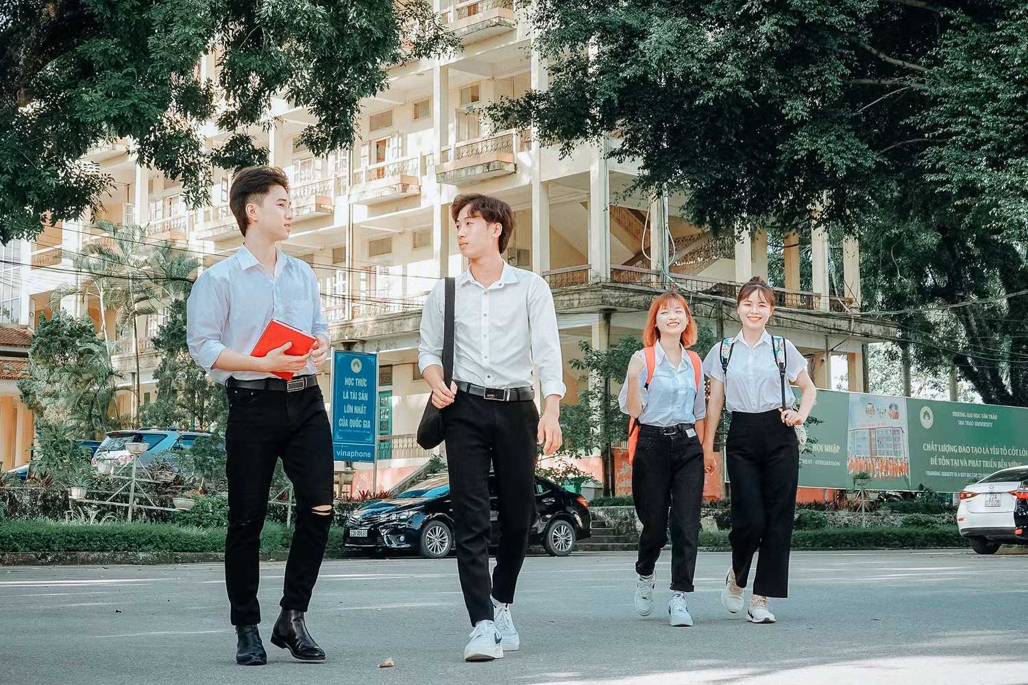 Tỉ lệ sinh viên có việc làm sau 1 năm tốt nghiệp của nhà trường ở mức cao. (Ảnh: Nhà trường cung cấp) Tỉ lệ sinh viên có việc làm sau 1 năm tốt nghiệp của nhà trường ở mức cao. (Ảnh: Nhà trường cung cấp)