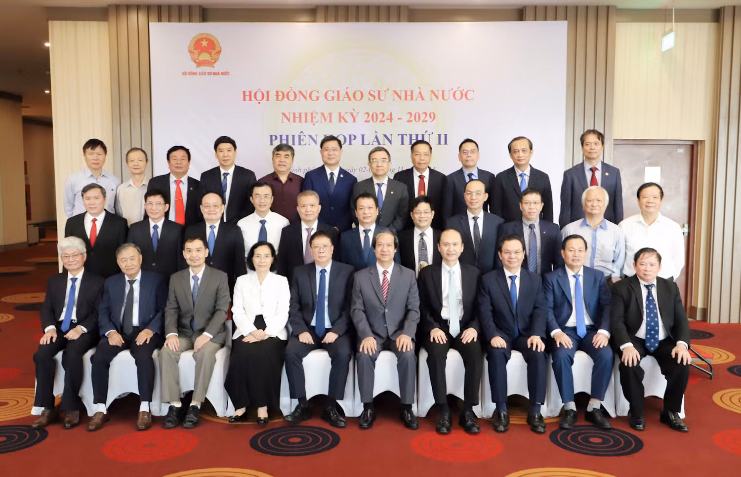 Thành viên Hội đồng Giáo sư nhà nước nhiệm kỳ 2024-2029. Ảnh: HĐGSNN