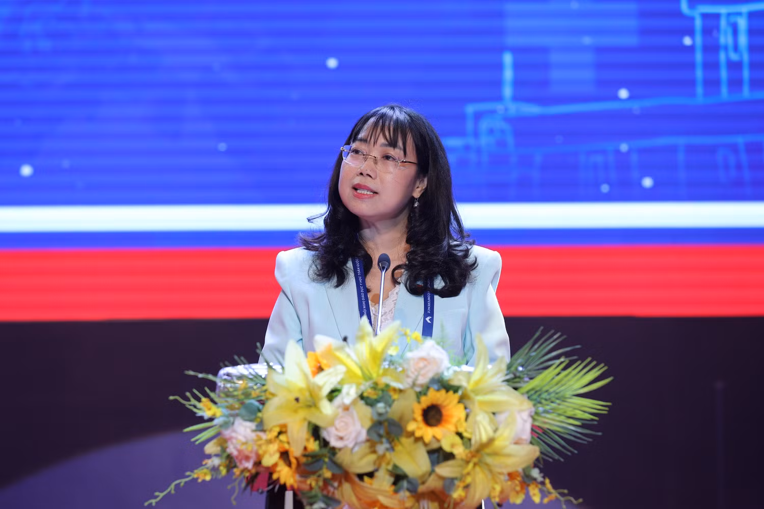 Tiến sĩ Lê Mai Lan, Chủ tịch Hội đồng trường Trường Đại học VinUni phát biểu.