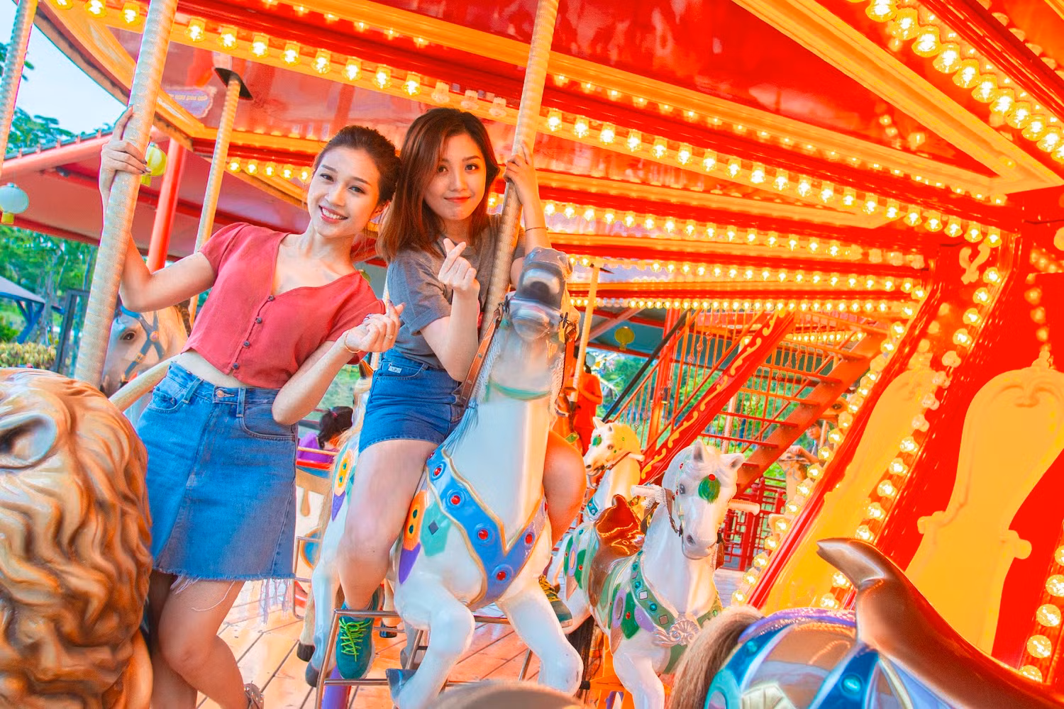 Một “vé về tuổi thơ” dành cho những du khách tham gia trò chơi này.