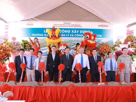 Khởi công xây dựng Trường Đại học UMT hồi tháng 11/2020 vừa qua (ảnh: UMT)