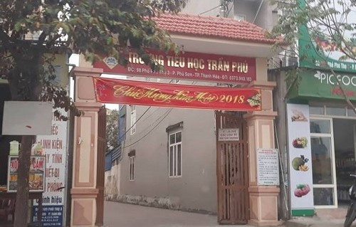 Trường tiểu học Trần Phú. Ảnh cộng tác viên.