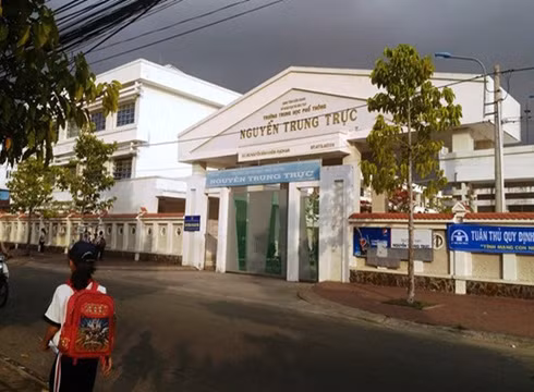 Trường trung học phổ thông Nguyễn Trung Trực, tỉnh Kiên Giang (Ảnh: laodong.vn)