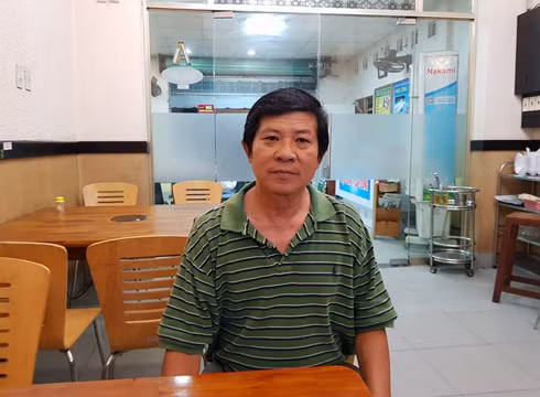 Ông Trương Ngọc Lợi, nguyên giáo viên Trường trung học cơ sở Nguyễn Trường Tộ, Rạch Giá (Ảnh: P.L)