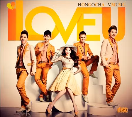 Hình ảnh bìa album mới của Hồ Ngọc Hà và nhóm V.Music phiên bản 2012