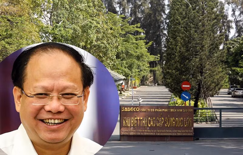 Ông Tất Thành Cang và Công ty cổ phần Phát triển Nam Sài Gòn. (Ảnh: H.L)