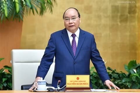 Thủ tướng Nguyễn Xuân Phúc. Ảnh: VGP