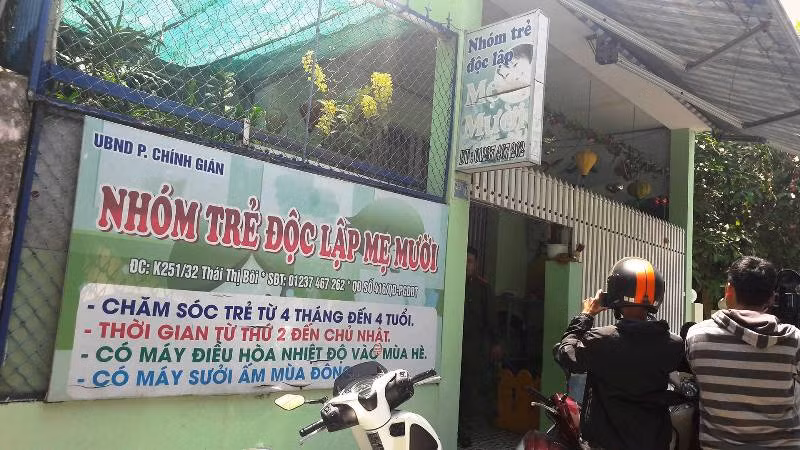 Cơ quan công an đã khởi tố vụ án hình sự xảy ra tại nhóm trẻ Mẹ Mười. Ảnh: TT
