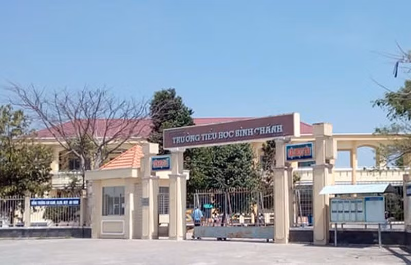 Trường Tiểu học Bình Chánh. (Ảnh: H.L) Trường Tiểu học Bình Chánh. (Ảnh: H.L)