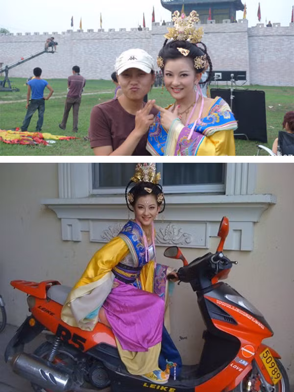 Nữ diễn viên Hoàng Quyên trong tạo hình công chúa Thái Bình. Nữ diễn viên Hoàng Quyên trong tạo hình công chúa Thái Bình.