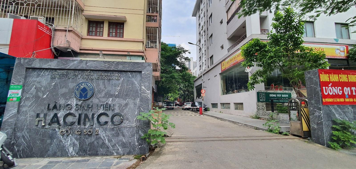 Làng sinh viên Hacinco bị phản ánh hàng loạt tồn tại về công tác an toàn phòng cháy chữa cháy. Ảnh: LC