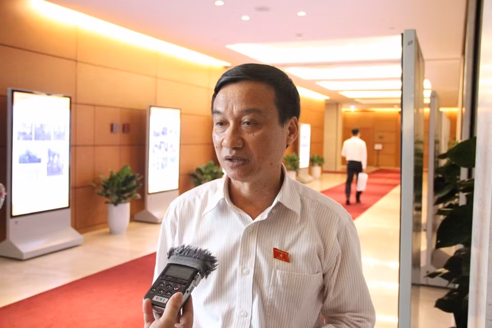 Đại biểu Bùi Văn Xuyền. Ảnh: Phan Minh Đại biểu Bùi Văn Xuyền. Ảnh: Phan Minh