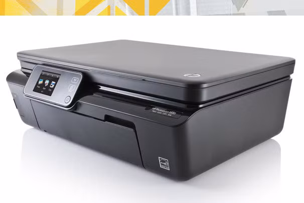 8. Máy in gia đình tốt nhất: HP Photosmart 5520 e-All-in-One Printer Bạn có thể điều khiển HP Photosmart 5520 e-All-in-One Printer (129 USD) thông qua một touchpad tiện dụng. Máy có thể in trên cả hai mặt giấy và khá tiết kiệm mực. 8. Máy in gia đình tốt nhất: HP Photosmart 5520 e-All-in-One Printer Bạn có thể điều khiển HP Photosmart 5520 e-All-in-One Printer (129 USD) thông qua một touchpad tiện dụng. Máy có thể in trên cả hai mặt giấy và khá tiết kiệm mực.