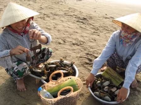 Người phụ nữ nở nụ cười mãn nguyện khi bán được hàng. Nhưng người mua ít có cơ hội được nở nụ cười như vậy vì trình mặc cả của họ luôn đuối hơn trình nói thách của người bán. Phát hiện ra sự thật đó có thể làm cho kỳ nghỉ bên bãi biển đẹp nhất nhì miền bắc của bạn ít nhiều mất vui. Người phụ nữ nở nụ cười mãn nguyện khi bán được hàng. Nhưng người mua ít có cơ hội được nở nụ cười như vậy vì trình mặc cả của họ luôn đuối hơn trình nói thách của người bán. Phát hiện ra sự thật đó có thể làm cho kỳ nghỉ bên bãi biển đẹp nhất nhì miền bắc của bạn ít nhiều mất vui.