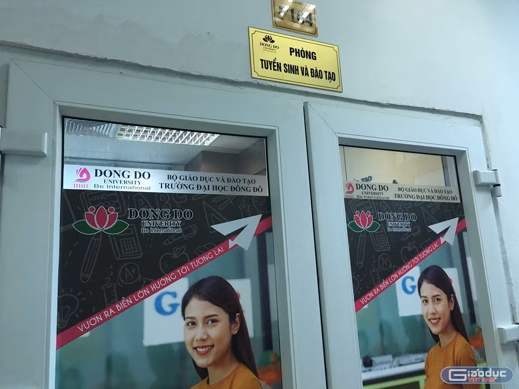 Bộ Giáo dục và Đào tạo cho rằng, Bộ chưa cho phép Đại học Đông Đô tuyển sinh Văn bằng 2 (ảnh V.P).