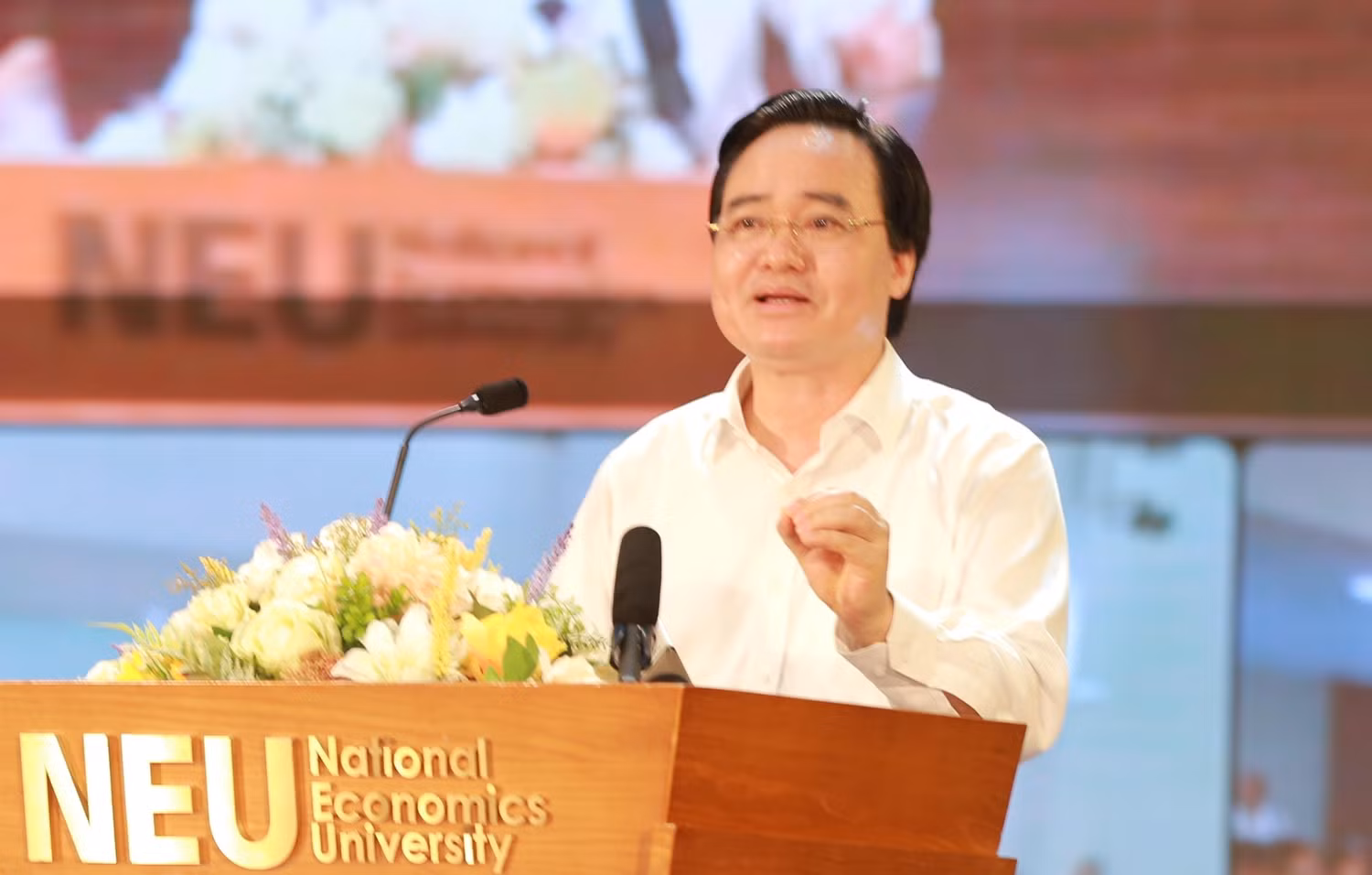 Bộ trưởng Phùng Xuân Nhạ (ảnh: Trinh Phúc).