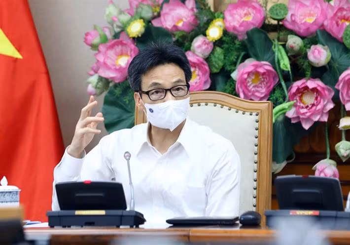 Phó Thủ tướng Vũ Đức Đam tại cuộc họp (Ảnh: TTXVN)