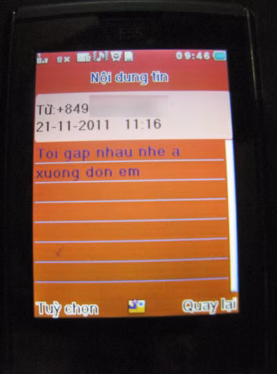 Tin nhắn của người đàn ông gạ tình chị Th.