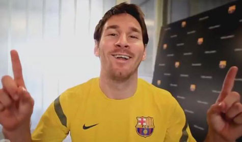 Messi xuất hiện trong đoạn trailer quảng cáo của FIFA Street 12