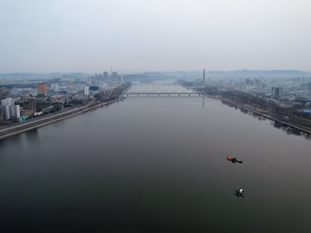 Dòng sông Taedong chạy dọc thủ đô Bình Nhưỡng.