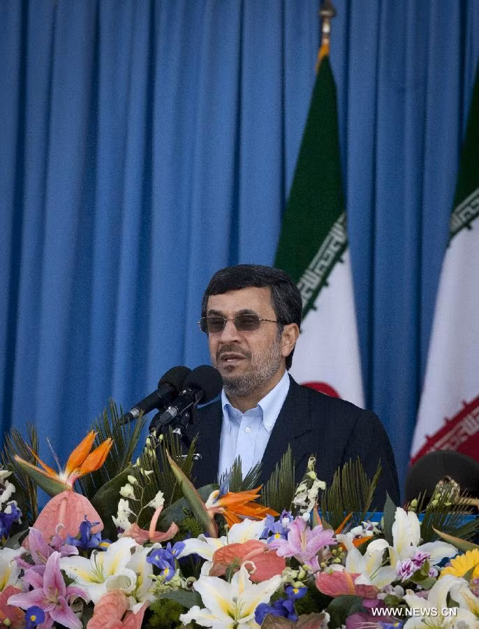 Tổng thống Iran Mahmoud Ahmadinejad.